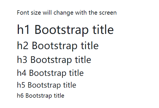 Bootstrap5 Typography
