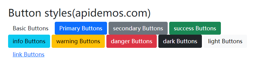 Bootstrap5 Buttons