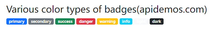 Bootstrap 5 Badges