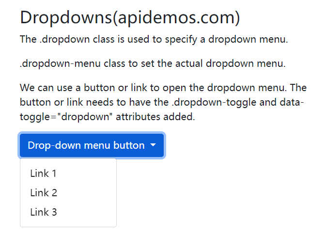 Bootstrap 5 Dropdowns
