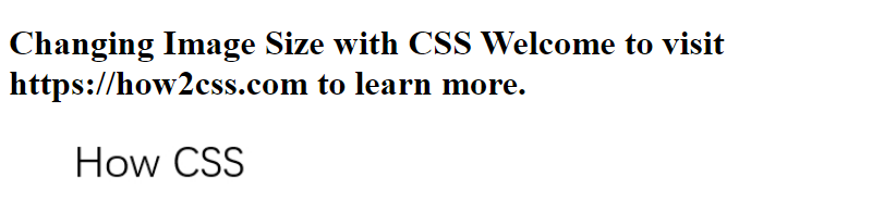 How To Change Image Size In Css