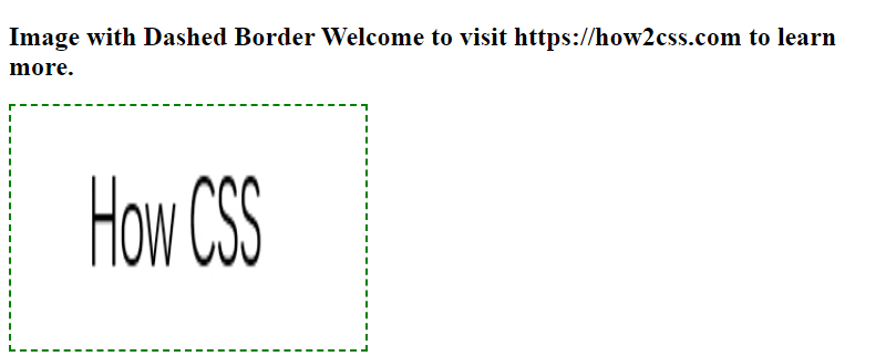 Css Border Dashed