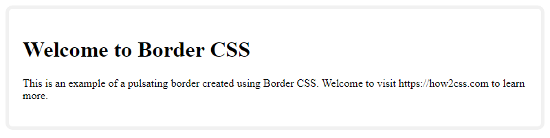 Css Border Effects