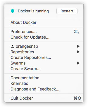 MacOS Docker Installation
