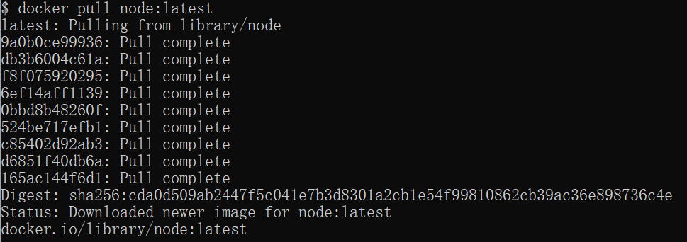 Docker Install Node.js