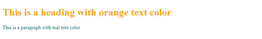 How to Change the Color of Text in HTML