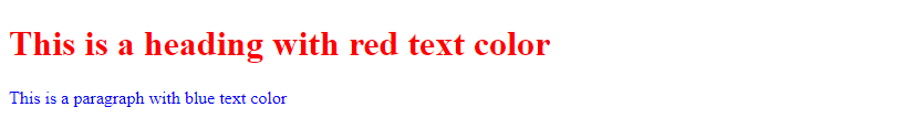 How to Change the Color of Text in HTML