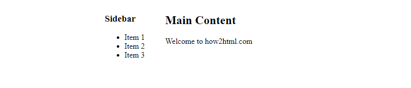 HTML div Tag
