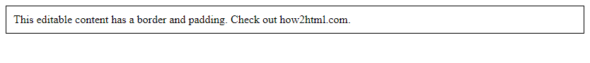 Check whether the content of an element is editable or not in HTML