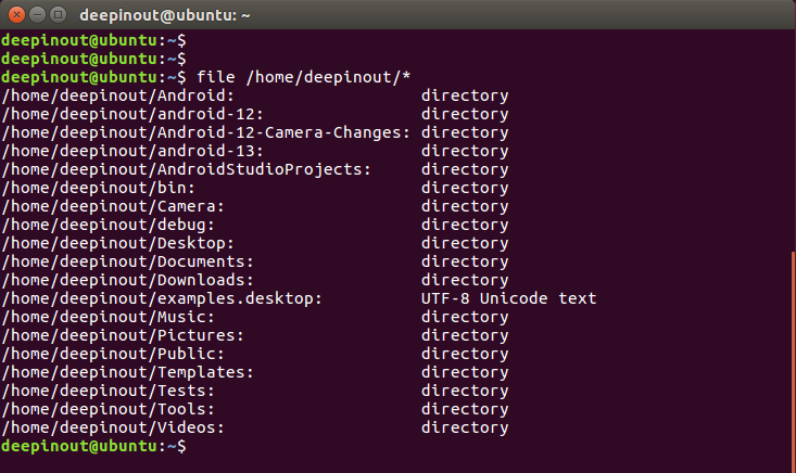 Linux file command
