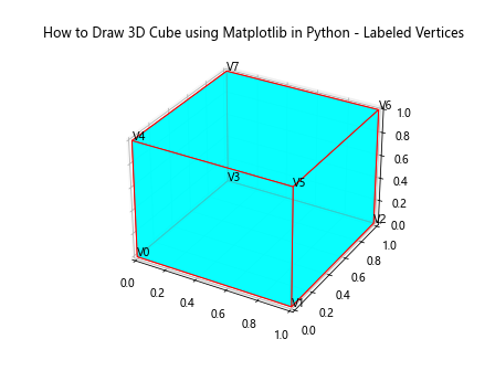 How to Draw a 3D Cube using Matplotlib in Python