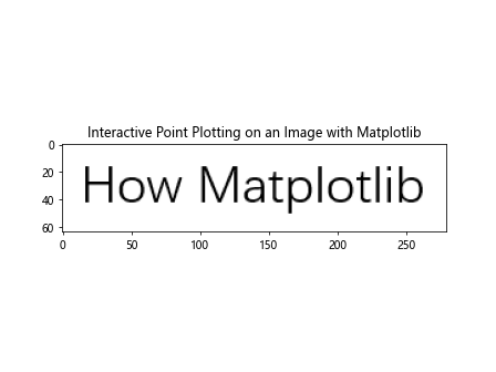 How to Plot a Point or a Line on an Image with Matplotlib