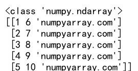 DF to Numpy Array