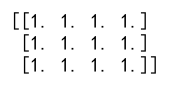 List to Numpy Array