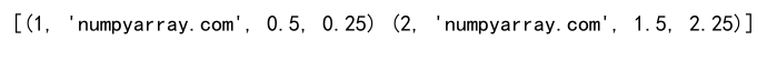 Numpy Add Field to Structured Array