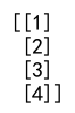 Numpy Array Dimensions