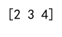 Numpy Array Indexing