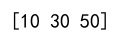 Numpy Array Indexing