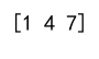 Numpy Array Indexing