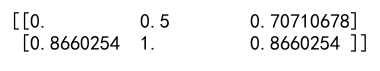 Numpy 2D Array