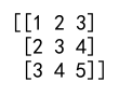 Numpy Array