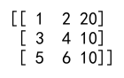 Numpy Append Column