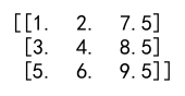 Numpy Append Column