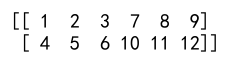 Numpy Append Two Arrays