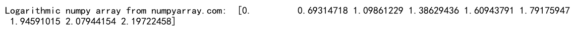 Numpy Arange Function