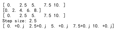 Numpy arange vs linspace