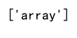 Numpy Array Slicing