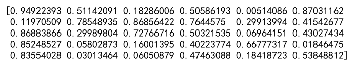 Numpy Array Slicing