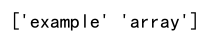 Numpy Array Slicing