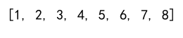 Numpy Array to List