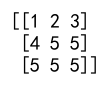 Numpy Clip 2D Array