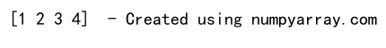 Numpy Create Array