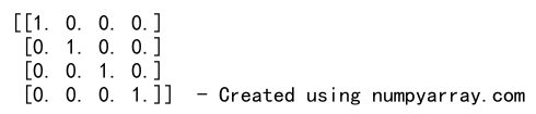 Numpy Create Array