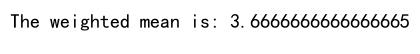 Numpy Mean