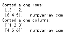 Numpy ndarray