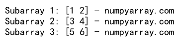 Numpy ndarray