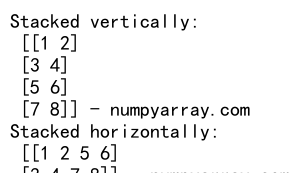 Numpy ndarray