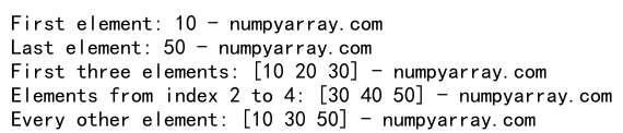 Numpy ndarray