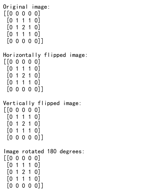 Numpy Reverse Axis