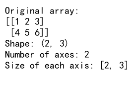 Numpy Transpose Axis