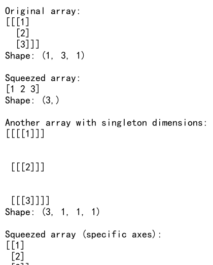 Numpy Transpose Axis