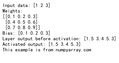 Numpy Dot Function