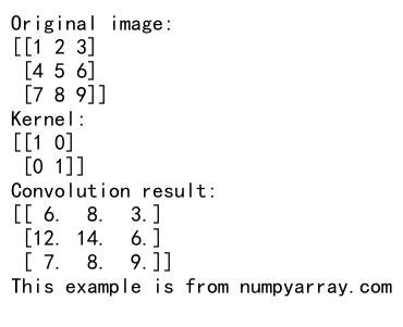 Numpy Dot Function