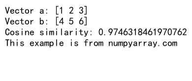 Numpy Dot Function