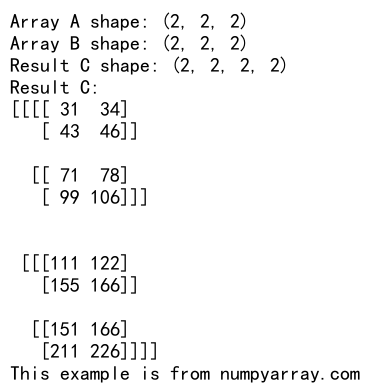 Numpy Dot Function