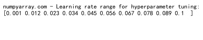 Numpy Linspace